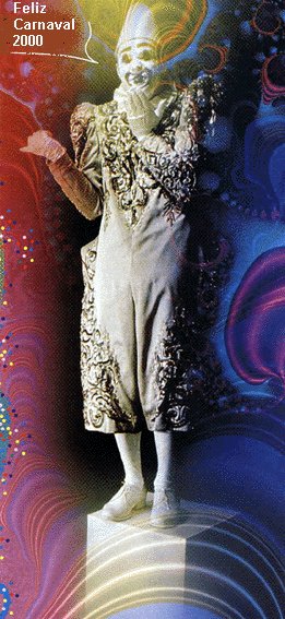 Carnavales-2000. Payaso sacado del folleto de fiestas de los carnavales en Ourense.