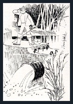 Ilustraci�n do libro. Autor J. Gonz�lez Collado.