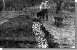 Enterrando las truchas. �� Que salvajadas se hacen en los r�os de Ourense !!