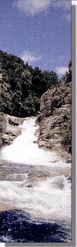 Fervenza do r�o Umia que quedar� baixo as augas. Foto da revista Cerna.