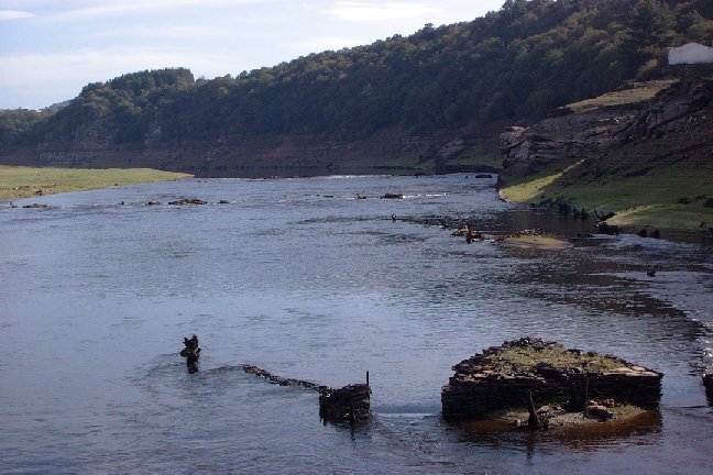 Vista do río Miño. Parte de arriba da Ponte. Realmente sensacional.